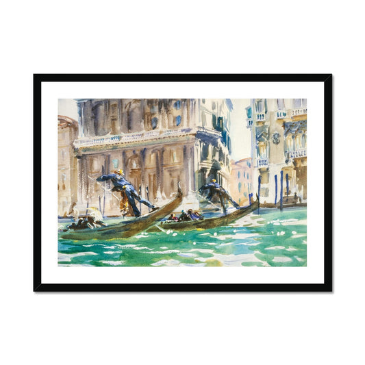 Sargent - Venice Gondole Framed Print - Boutique de l´Art