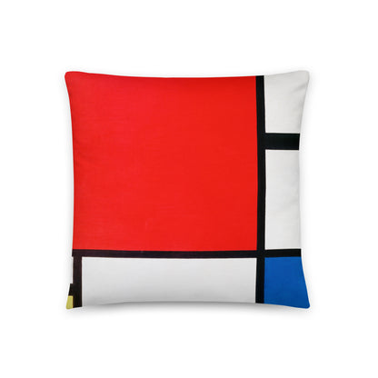 Mondrian - Composition with Red, Blue, and Yellow Kissen - Boutique de l´Art