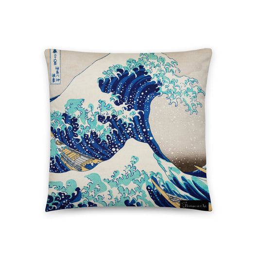 Hokusai - The Great Wave Kissen - Boutique de l´Art