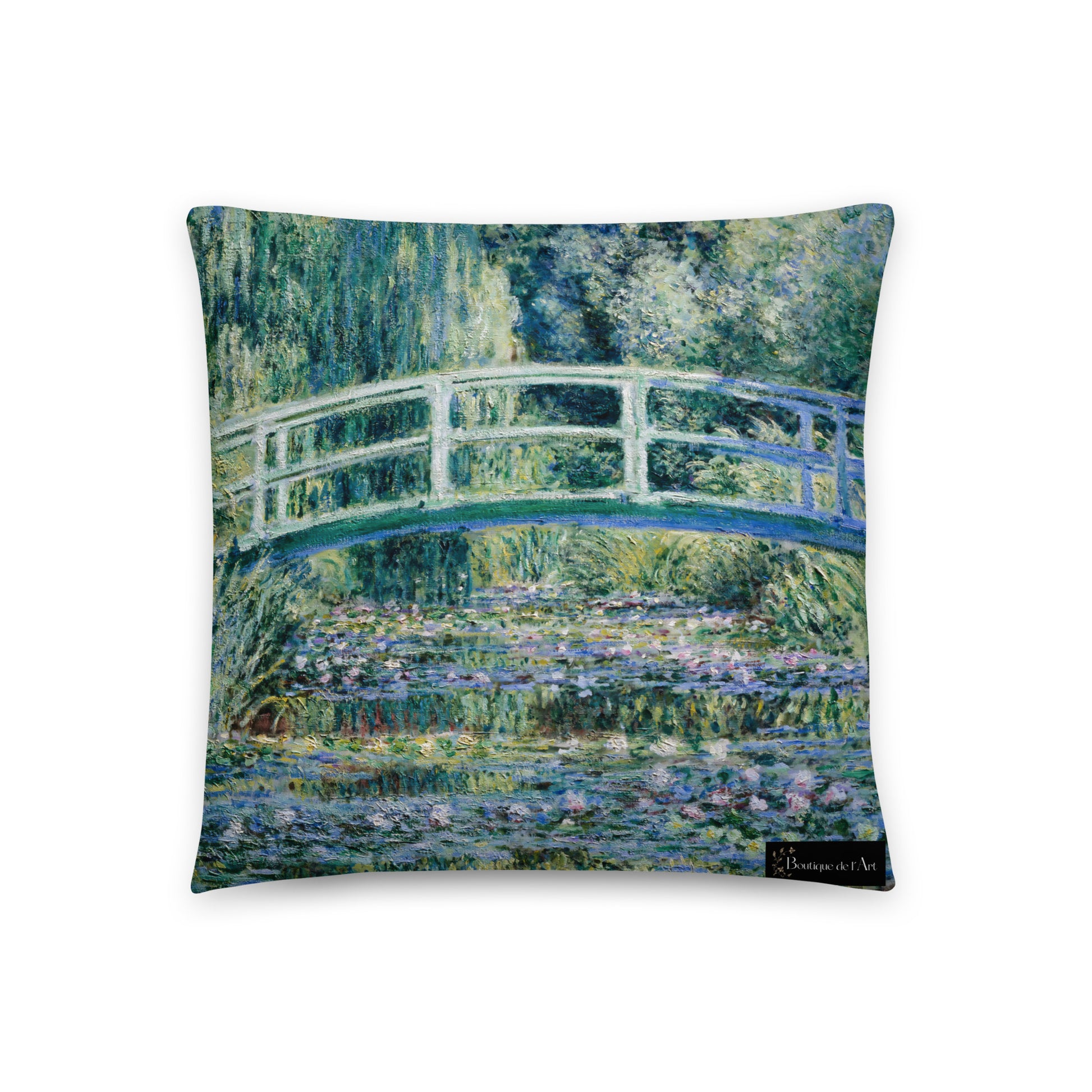 Monet - Water Lilies and Japanese Bridge Kissen - Boutique de l´Art