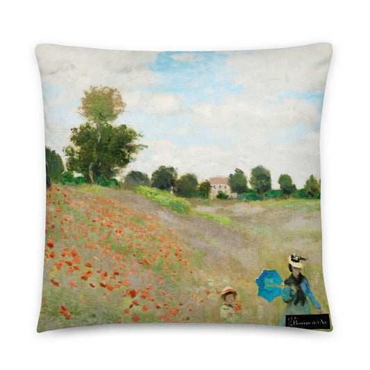 Monet - The Poppy Field Kissen - Boutique de l´Art