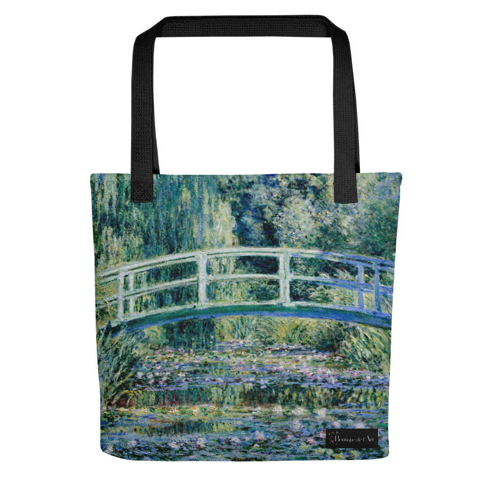 Monet - Water Lilies and Japanese bridge Stofftasche - Boutique de l´Art