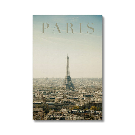 View of Paris and Tour Eiffel Eco Canvas - Boutique de l´Art