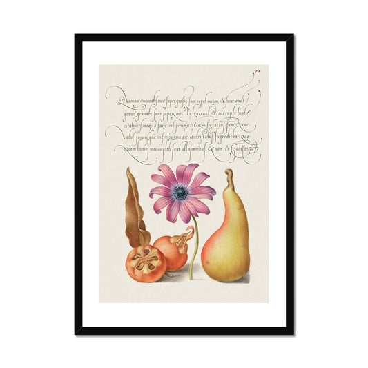 Kalligraphie - Nr. 13 Poster in Premium Holzrahmen - Boutique de l´Art