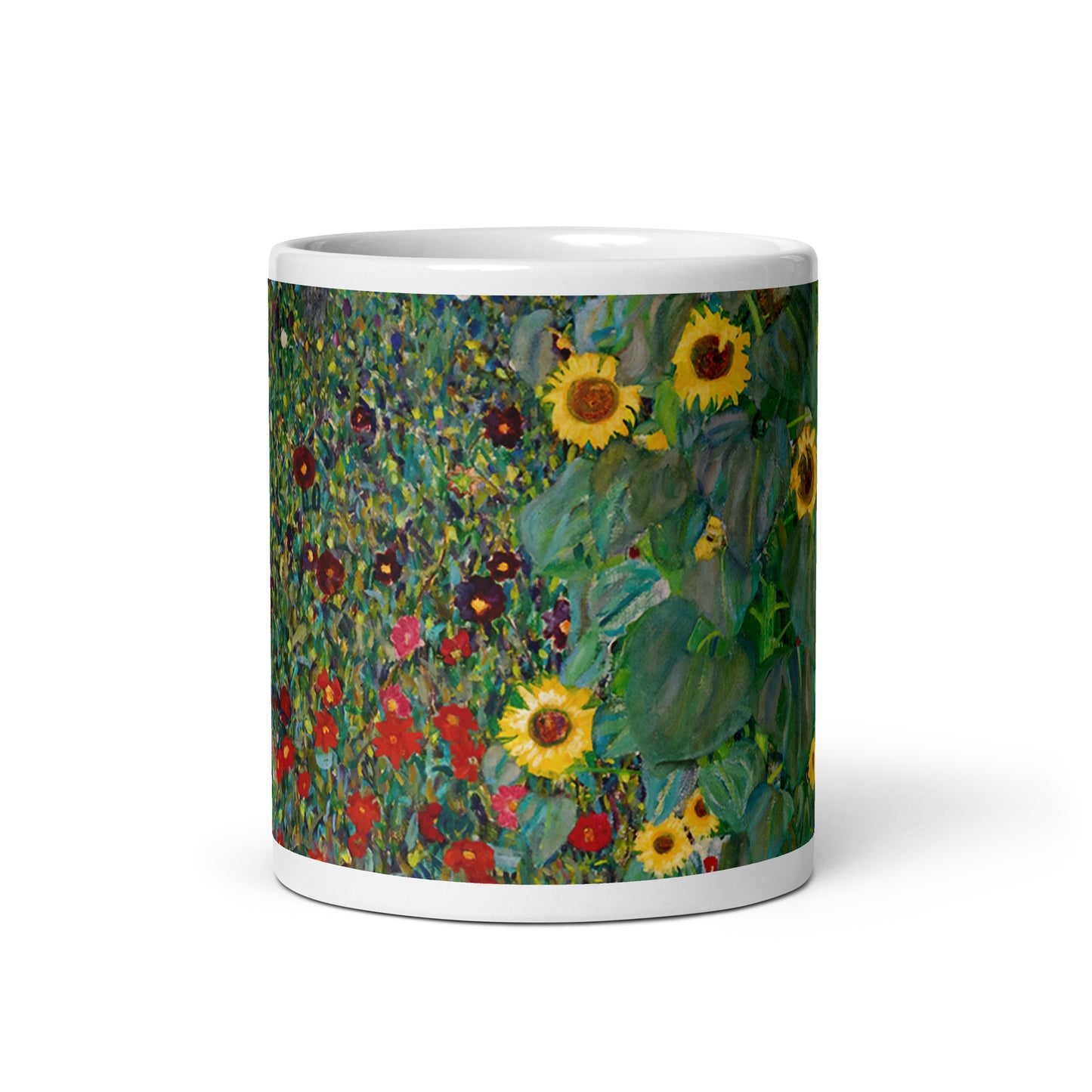 Klimt - Farm Garden with Sunflowers Mug