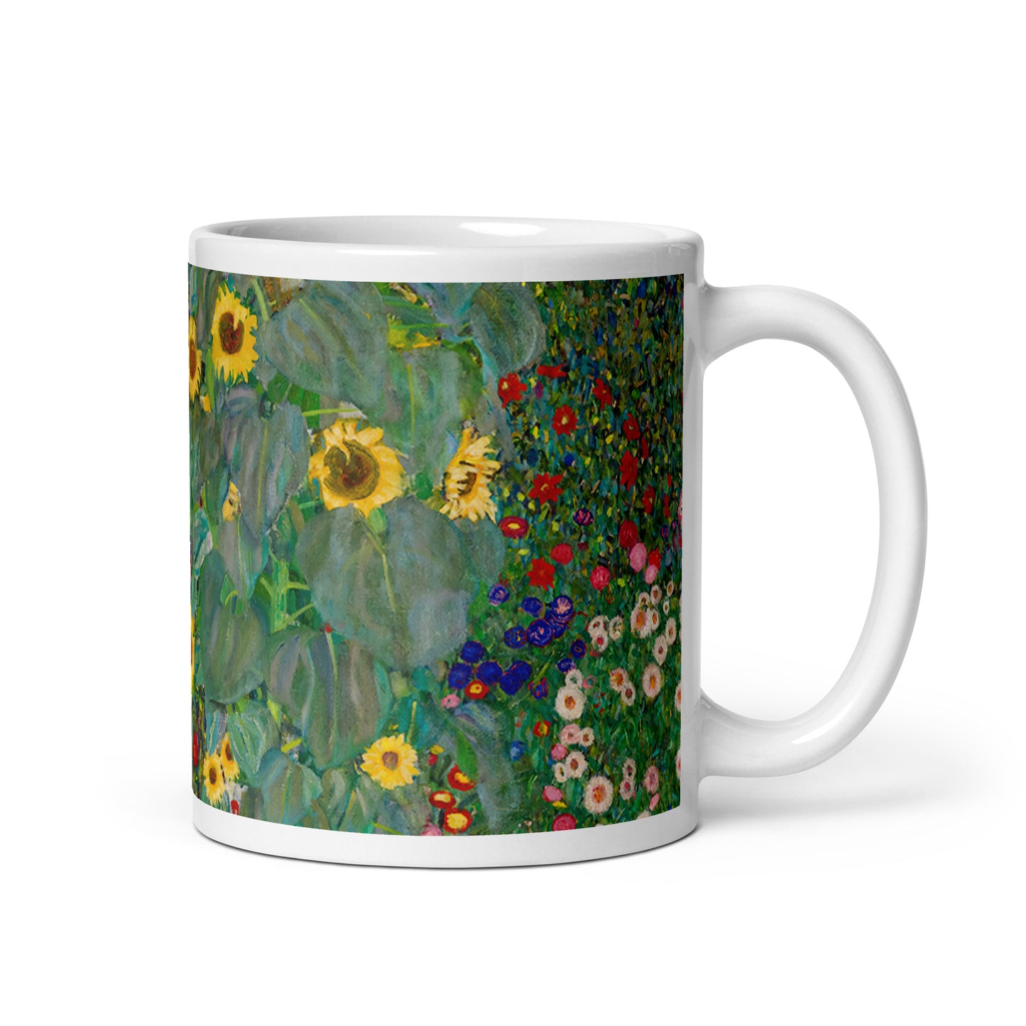 Klimt - Farm Garden with Sunflowers Mug