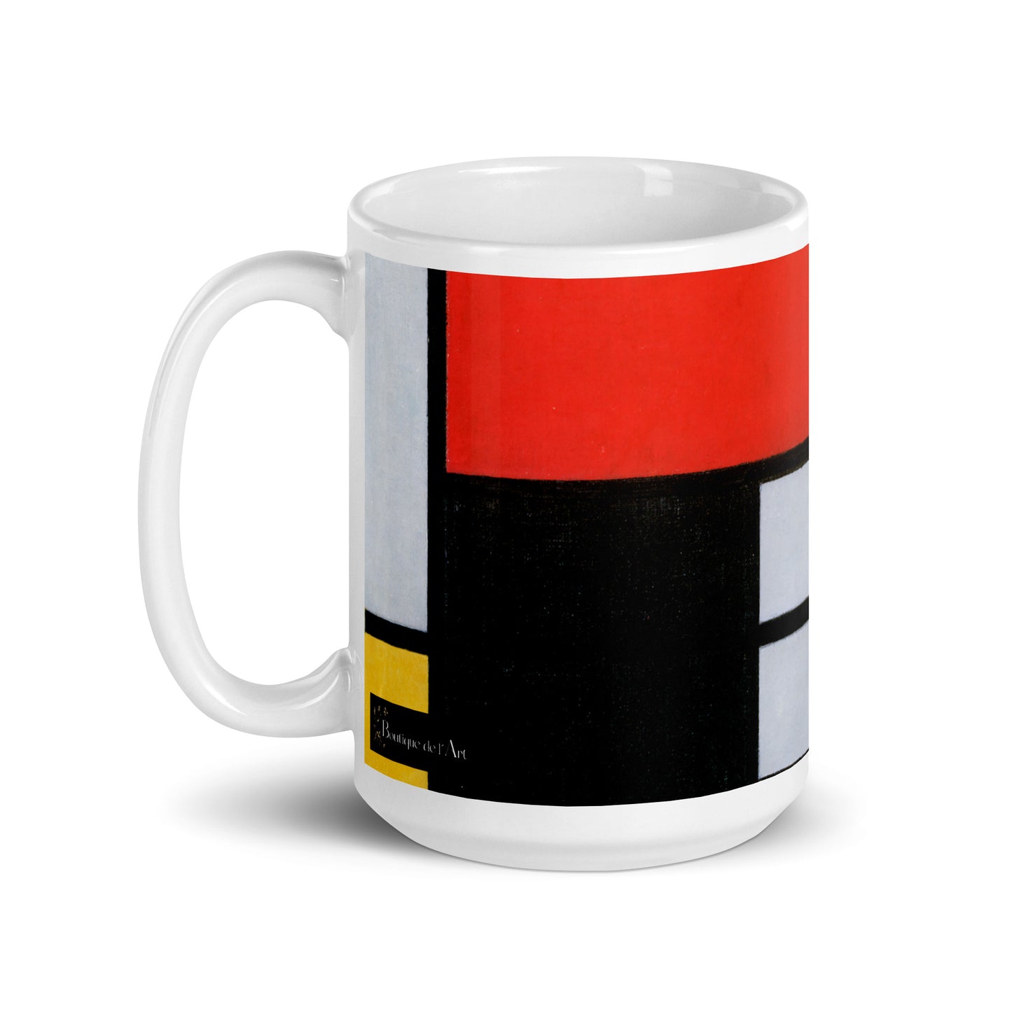 Mondrian - Composition with Red, Yellow, Blue, and Black Tasse - Boutique de l´Art