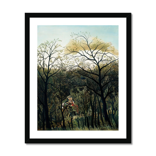 Rousseau - Rendezvous in the Forest gerahmtes Poster - Atopurinto