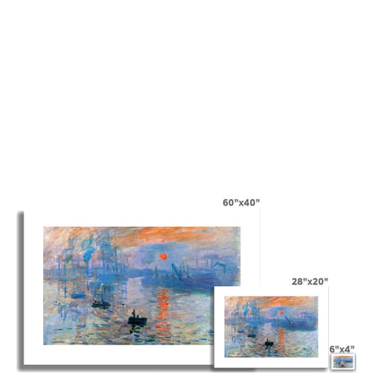 Monet -  Impression, Sunrise Poster - Atopurinto