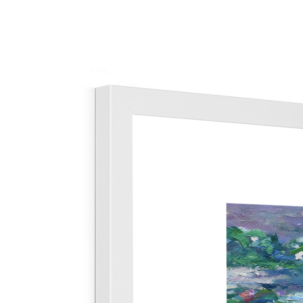 Monet - Water Lilies gerahmtes Poster - Atopurinto