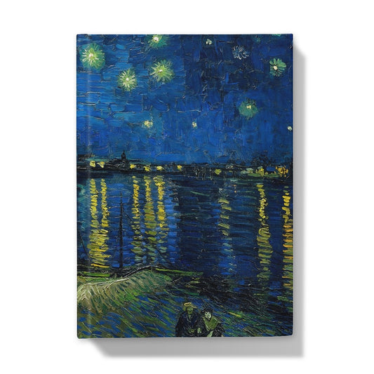 Van Gogh - Starry Night Over the Rhone Hardcover Notizbuch - Boutique de l´Art