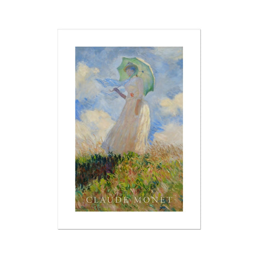 Monet - Femme à l´ombrelle Poster - Atopurinto