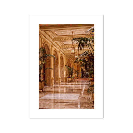 Elegant Mansion Hall Poster - Atopurinto