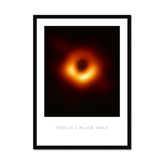This is a Black Hole Framed Print - Boutique de l´Art