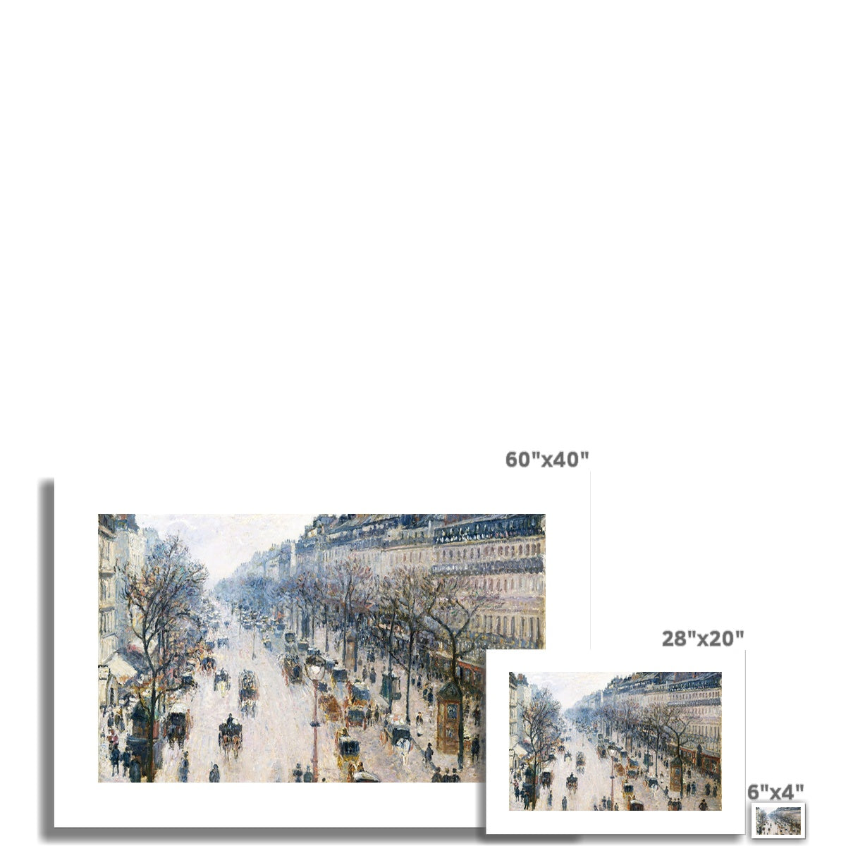 Pissarro - The Boulevard Montmartre, Paris Poster - Atopurinto