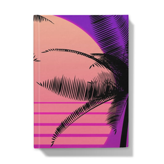 Retro Sunset ´86 Hardcover Notizbuch - Boutique de l´Art