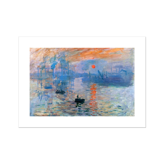 Monet -  Impression, Sunrise Poster - Atopurinto