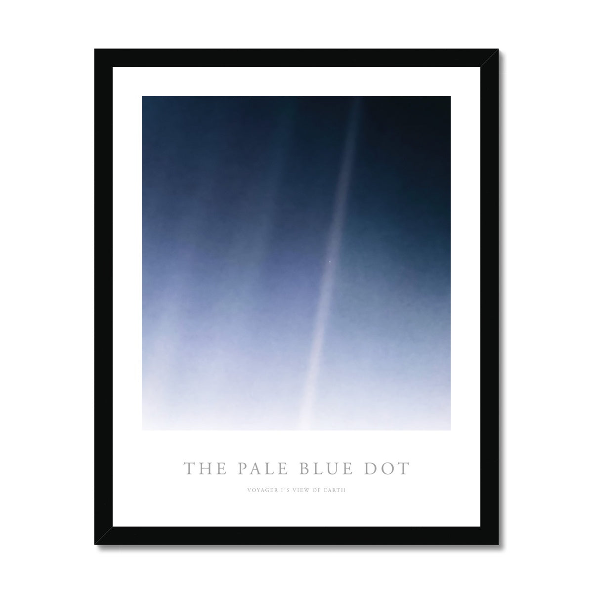 The Pale Blue Dot Framed Poster
