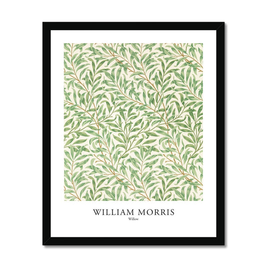 William Morris - Willow gerahmtes Poster - Atopurinto
