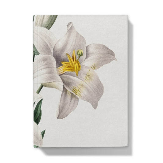 Redouté - White Lily Hardcover Notizbuch - Boutique de l´Art