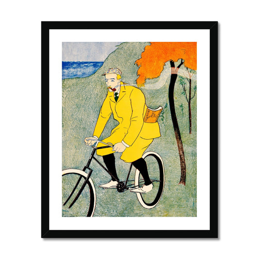 Penfield - Man riding bicycle gerahmtes Poster - Atopurinto