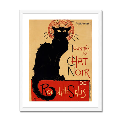 Le Chat Noir gerahmtes Poster - Atopurinto