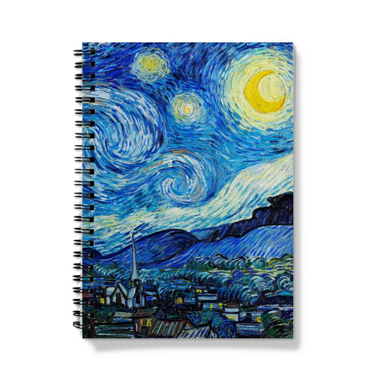 Van Gogh - Starry Night Notizbuch - Atopurinto