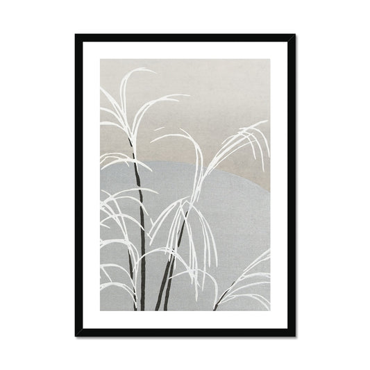 Unsodo - Moon and grasses II Framed Print - Boutique de l´Art