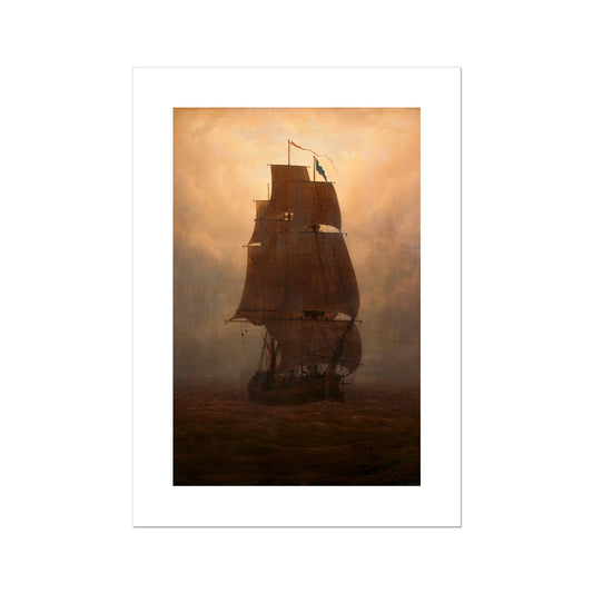 Friedrich - Sailling ship in the fog Poster - Boutique de l´Art