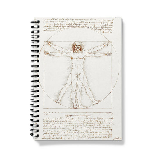 Da Vinci - Vitruvian Man Notizbuch - Atopurinto