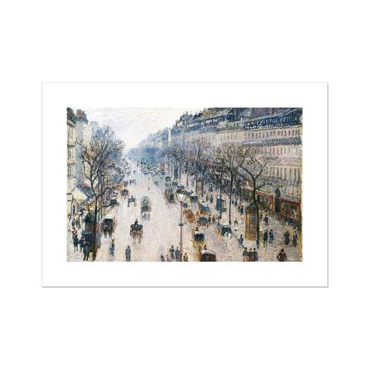 Pissarro - The Boulevard Montmartre, Paris Poster - Atopurinto