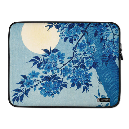 Koson - Blossoming Cherry on a Moonlit Night Laptop-Tasche - Atopurinto