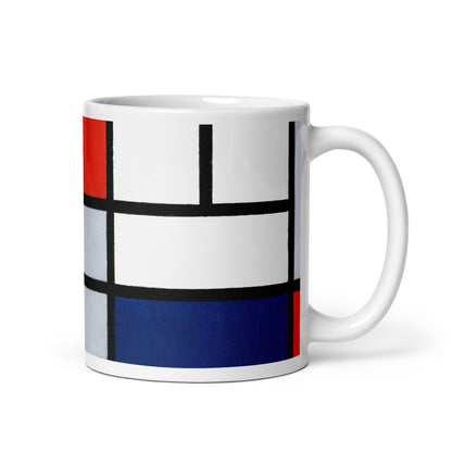Mondrian - Composition with Red, Yellow, Blue, and Black Tasse - Atopurinto