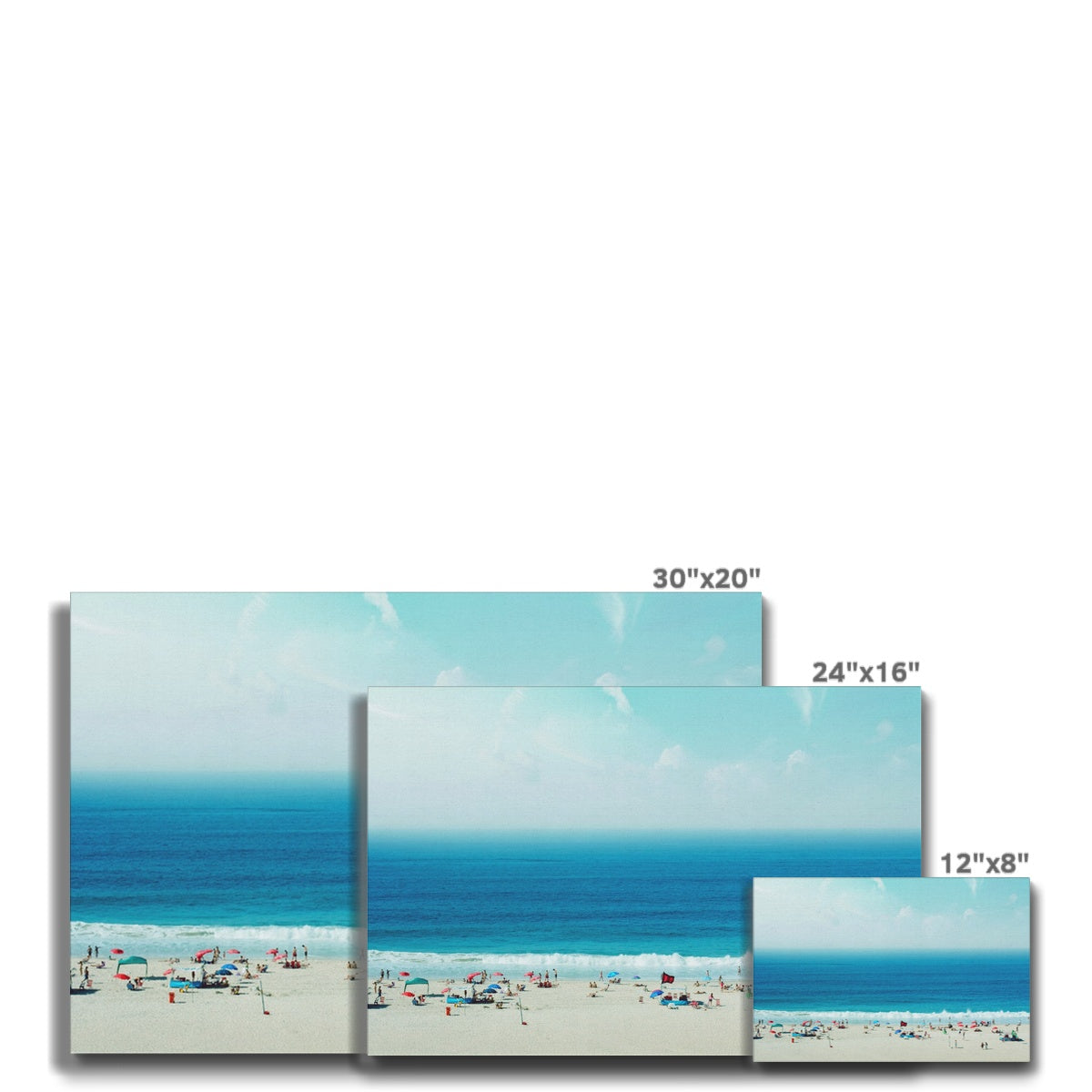 Copacabana Strand Leinwandbild Eco - Boutique de l´Art