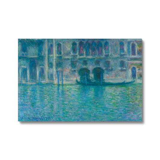 Monet - Palazzo da Mula, Venice Eco Canvas - Boutique de l´Art