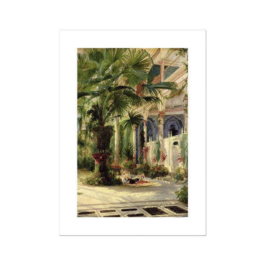 Blechen - In the Palmhouse II Poster - Atopurinto