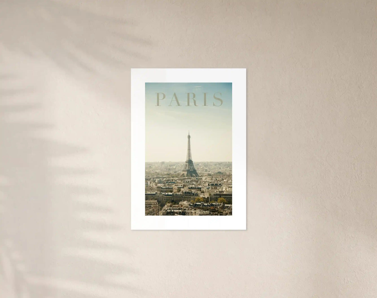 Blick auf Paris und den Eiffelturm Poster - Boutique de l´Art