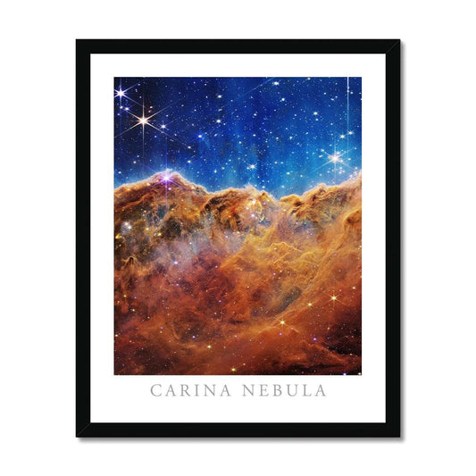 Carina Nebula gerahmtes Poster - Atopurinto