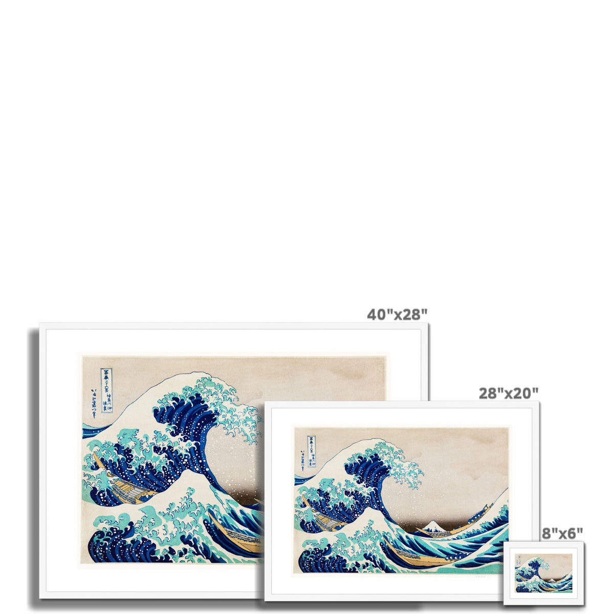 Hokusai -  The Great Wave off Kanagawa Framed Print - Boutique de l´Art