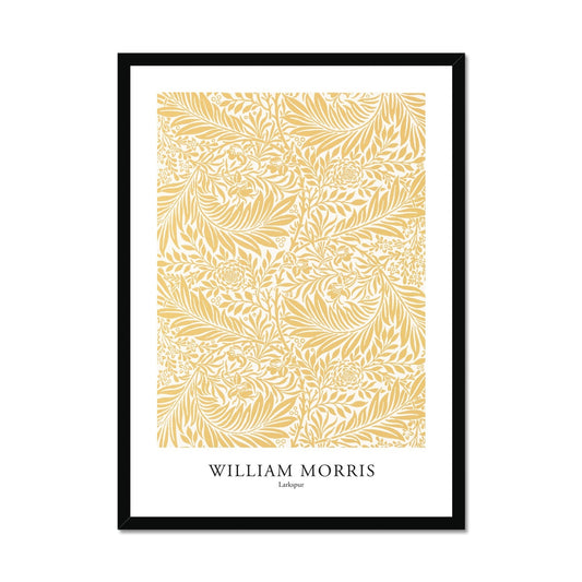 William Morris - Rittersporn 1872 Poster in Premium Holzrahmen - Boutique de l´Art