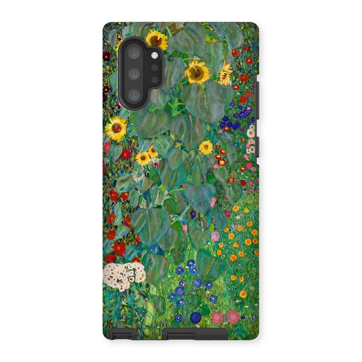 Klimt - Farm Garden with Sunflowers Handyhülle - Atopurinto