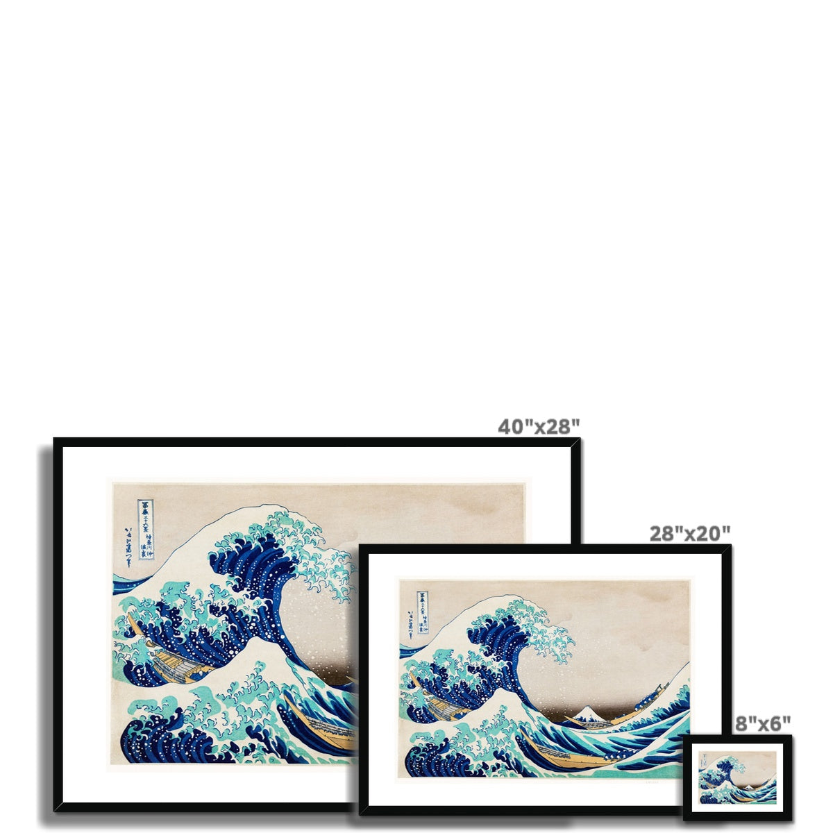Hokusai -  The Great Wave off Kanagawa Framed Print - Boutique de l´Art