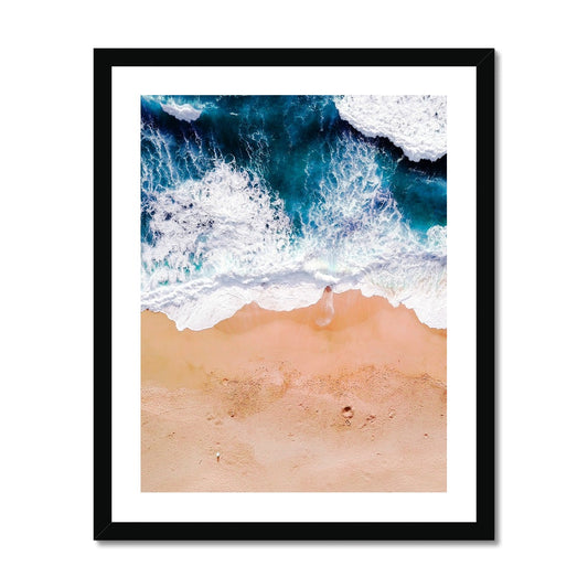 Summer beach gerahmtes Poster - Atopurinto