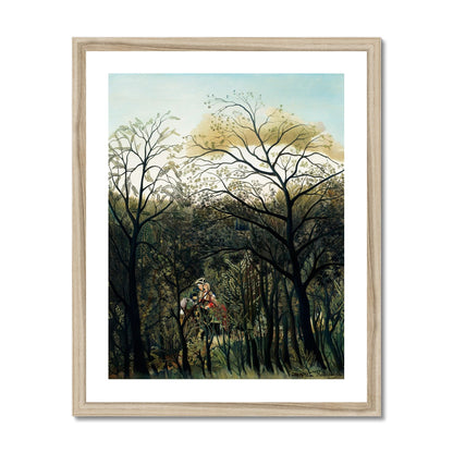 Rousseau - Rendezvous in the Forest gerahmtes Poster - Atopurinto