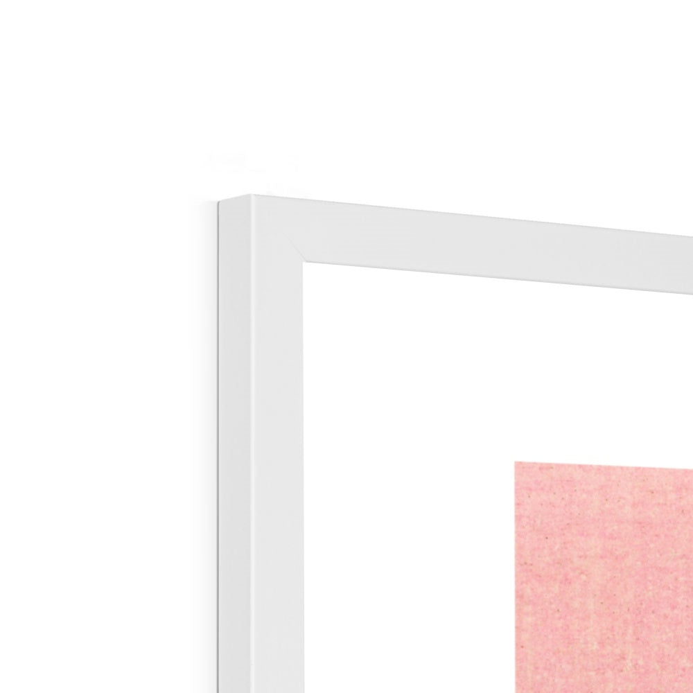 Seitei - Pink Sky gerahmtes Poster - Atopurinto