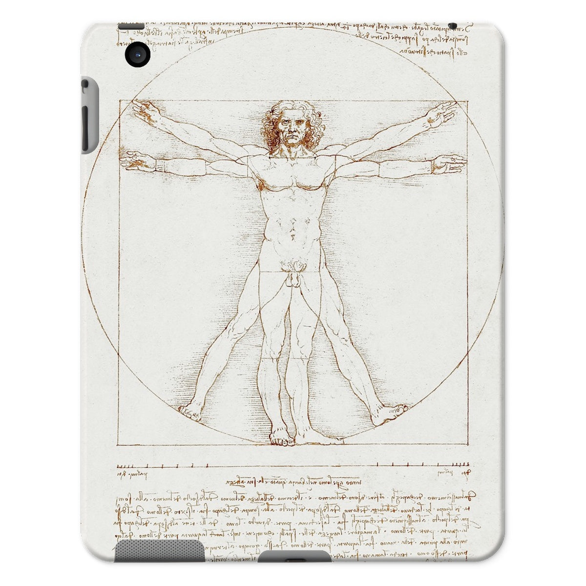 Da Vinci - Vitruvian Man Tablet-Hülle - Atopurinto