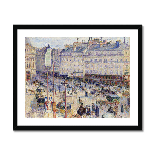 Pissarro - The Place du Havre, Paris gerahmtes Poster - Atopurinto