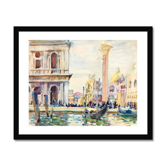 Sargent - The Venice Piazzetta gerahmtes Poster - Atopurinto