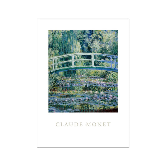 Monet - Japanese Bridge Poster - Atopurinto