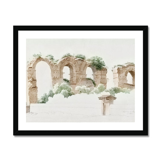 Knip - A Part of an Aqueduct in Rome gerahmtes Poster - Atopurinto